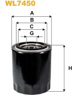 WIX FILTERS WL7450 ÖLJYNSUODATIN Main Image