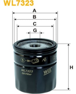 WIX FILTERS WL7323 ÖLJYNSUODATIN Main Image