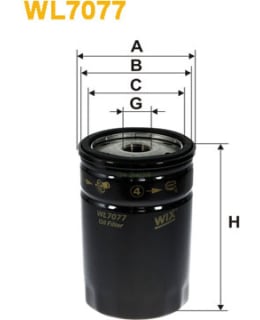 WIX FILTERS WL7077 ÖLJYNSUODATIN Main Image