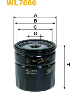 WIX FILTERS WL7086 ÖLJYNSUODATIN Main Image