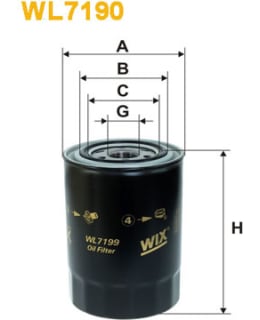 WIX FILTERS WL7199 ÖLJYNSUODATIN Main Image