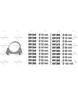 FENNO X91350 PAKOPUTKEN KLEMMARI M8 50 M Main Image