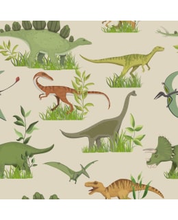 Digiprint Dinosaurieland 150 cm tricot fabric Main Image
