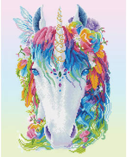 Diamond Dotz Mystic Unicorn 41x51cm timanttityö Main Image