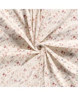 FLOWERS 21738 140 CM 051/OFFW RIB JERSEY Main Image