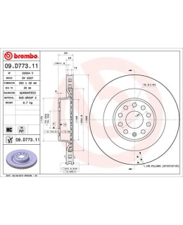 BREMBO 09.D773.11 Main Image