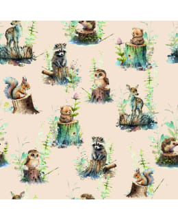 DIGIPRINT SMÅDJUR 150 CM BE TRIKOO Main Image