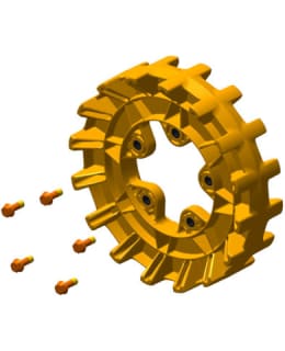 CAMSO SPROCKETS 16 TEETH 4S, 5 BOLT 3/8- Main Image