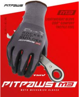TMV 391-3691002-10 PITPAWS GLOVES BLACK Main Image