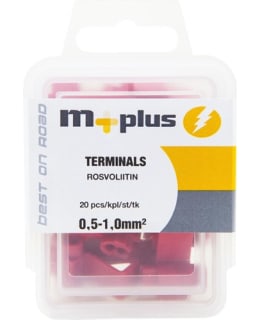 M+ ROSVOLIITIN 0,5-1,0MM² PUNAINEN 20KPL Main Image