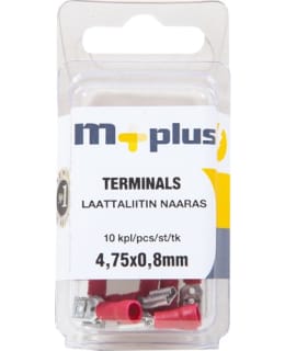 M+ LAATTALIITIN 4,7X0,8MM NAAR PUN 10PC Main Image