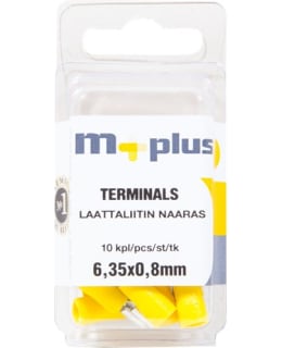 M+ LAATTALIITIN 6,3X0,8MM NAAR KELT 10PC Main Image