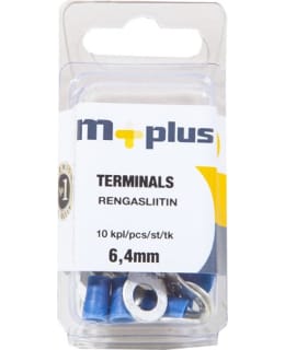 M+ RENGASLIITIN SININEN 6,4 MM, 10 KPL Main Image