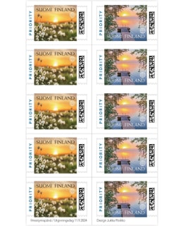 TYTTÖ JA ORAVA 1.LK JOULUPOSTIMERKKI Main Image