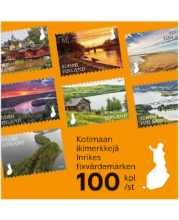 TYTTÖ JA ORAVA 1.LK JOULUPOSTIMERKKI Main Image