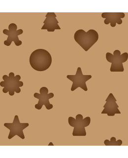 DIGIPRINT PEPPARKAKOR 150 CM BE TRIKOO Main Image