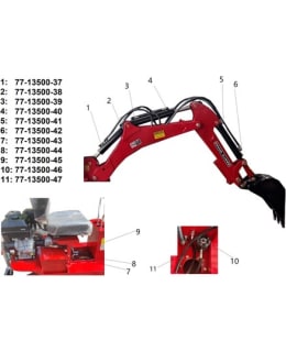 BRONCO 77-13500-45 HYDRAULILETKU KÄÄNTÖM Main Image
