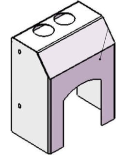 BRONCO 77-13500-21 OHJAUSPANEELI YLÄ 77- Main Image