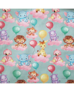 TEXTIL BABYDJUR 150 CM MINT TRIKOOKANGAS Main Image