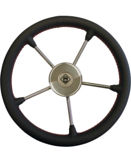 OHJAUSPYÖRÄ MUSTA/PUNAINEN/TERÄS Main Image