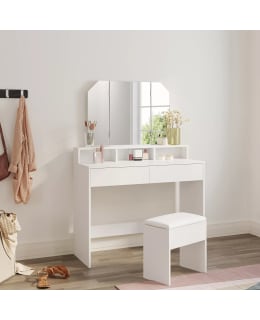 PI AINO MEIKKIPÖYTÄ 100X40X139CM VALKOIN Main Image