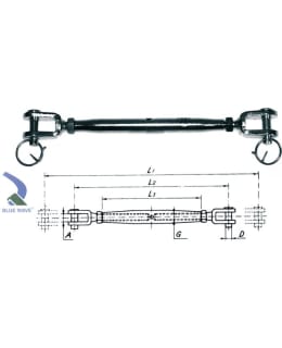 VANTTIRUUVI M14 KIERTEELLÄ AISI 316 9513 Main Image