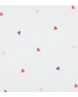 HEARTS 03646 130 CM 001 DOUBLE GAUZE Main Image