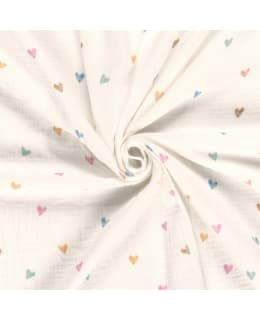 HEARTS 23455 130 CM 051 MUSLIN Main Image