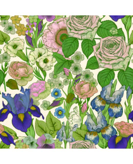 DIGIPRINT OLD FLOWERS 150 CM VIH TRIKOO Main Image