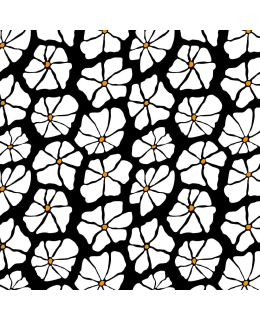 DIGIPRINT FLOTING FLOWER 150 CM MU TRIKO Main Image