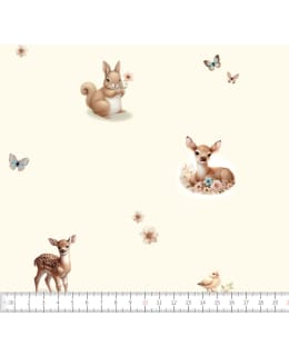 DIGIPRINT BAMBIVÄNNER 150 CM BEI TRIKOO Main Image