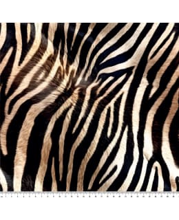 DIGIPRINT ZEBRA PÄLS 150 CM RUSK TRIKOO Main Image