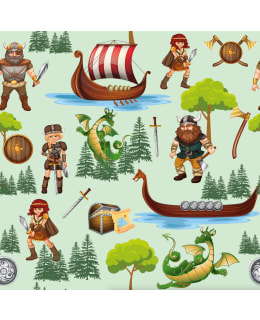 DIGIPRINT FREJA VIKING 150 CM VIH TRIKOO Main Image