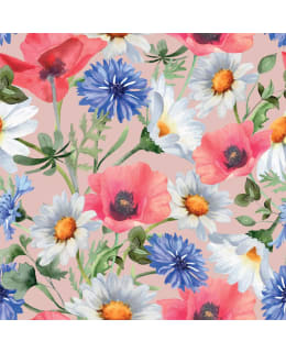 DIGIPRINT BLÅKLINT VALLMO 150 CM TRIKOO Main Image