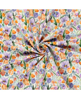 FLOWERS 25582 150 CM 051 FRENCH TERRY Main Image