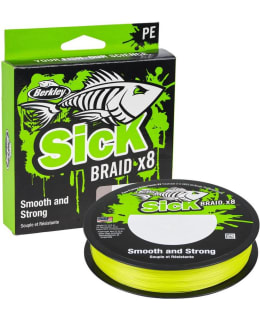 BERKLEY SICK BRAID 0.12 300M HI-VIZ YEL Main Image