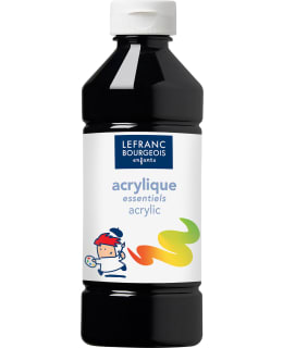 LB 500ML MUSTA MATTA AKRYYLIVÄRI Main Image