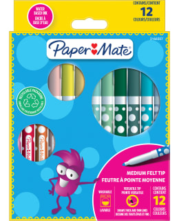 PAPER MATE FELT TIP 12 KPL HUOPAKYNÄ Main Image