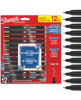 SHARPIE EARTH 12KPL KAPEAK AKRYYLITUSSIT Main Image