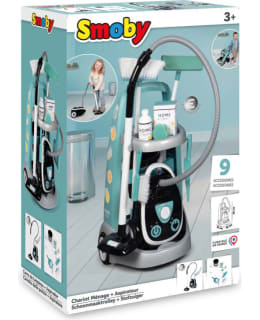 SMOBY CLEANING TROLLEY & VACUUM CLEANER Main Image