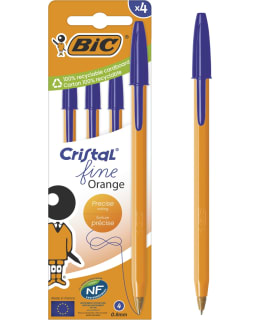 BIC Orange Fine Ballpoint Pen 4 PCS Main Image