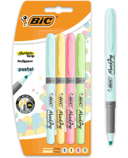 BIC HIGHLIGHTER GRIP PASTEL KOROSTUSKYNÄ Main Image