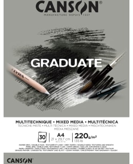 CANSON MIXED MEDIA GREY A4 LEHTIÖ Main Image