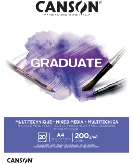 CANSON MIXED MEDIA WHITE A4 LEHTIÖ Main Image