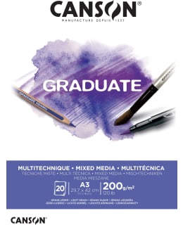 CANSON MIXED MEDIA WHITE A3 LEHTIÖ Main Image