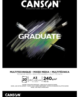 CANSON MIXED MEDIA BLACK A3 LEHTIÖ Main Image