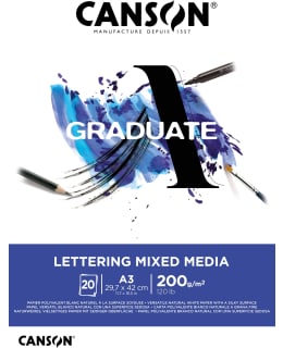 CANSON LETTERING MIXED MEDIA A3 LEHTIÖ Main Image