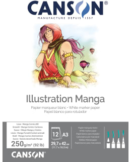 CANSON 250G A3 SARJAKUVAPAPERILEHTIÖ Main Image