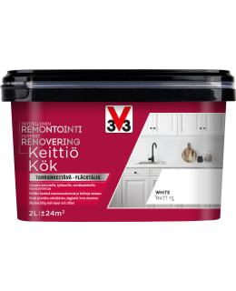 V33 WHITE MATT 2L KALUSTEMAALI Main Image