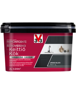 V33 SMOKE BLACK MATT 2L KALUSTEMAALI Main Image